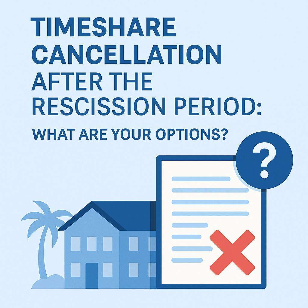 Timeshare Cancellation After the Rescission Period: What Are Your ...